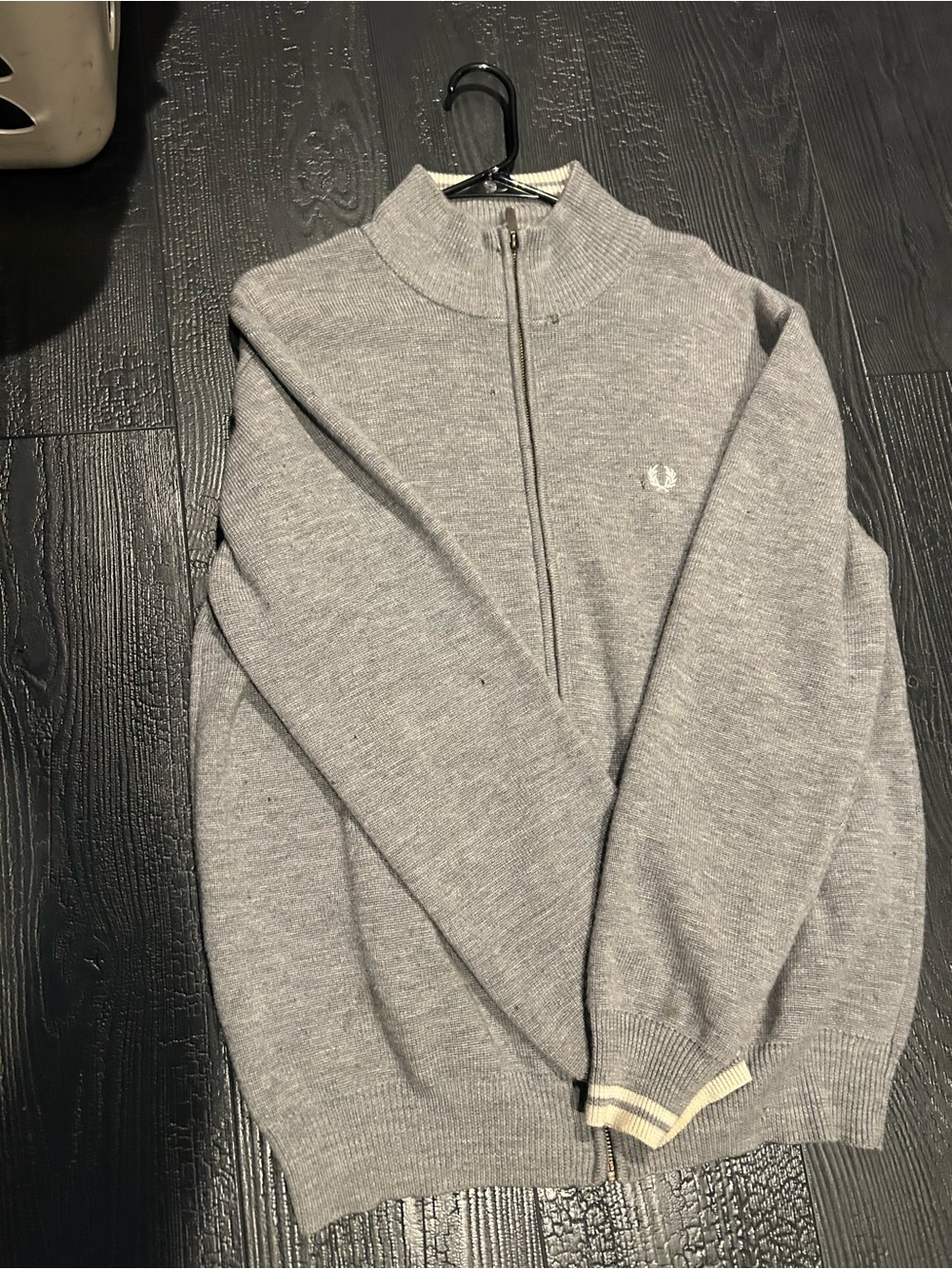Fred Perry zip up sweater size XL